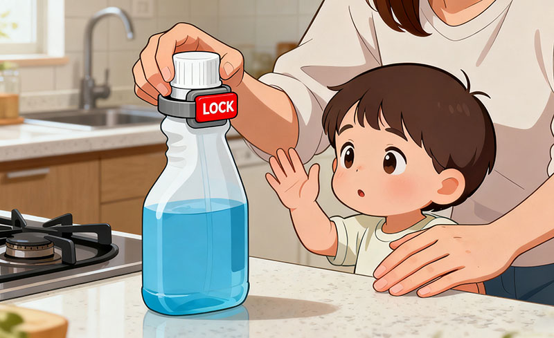 家清产品儿童安全锁 给孩子一道防误触?;? alt=